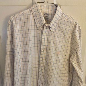 Brooks Brothers Regent Windowpane Shirt (Size M) -- Only Worn Once